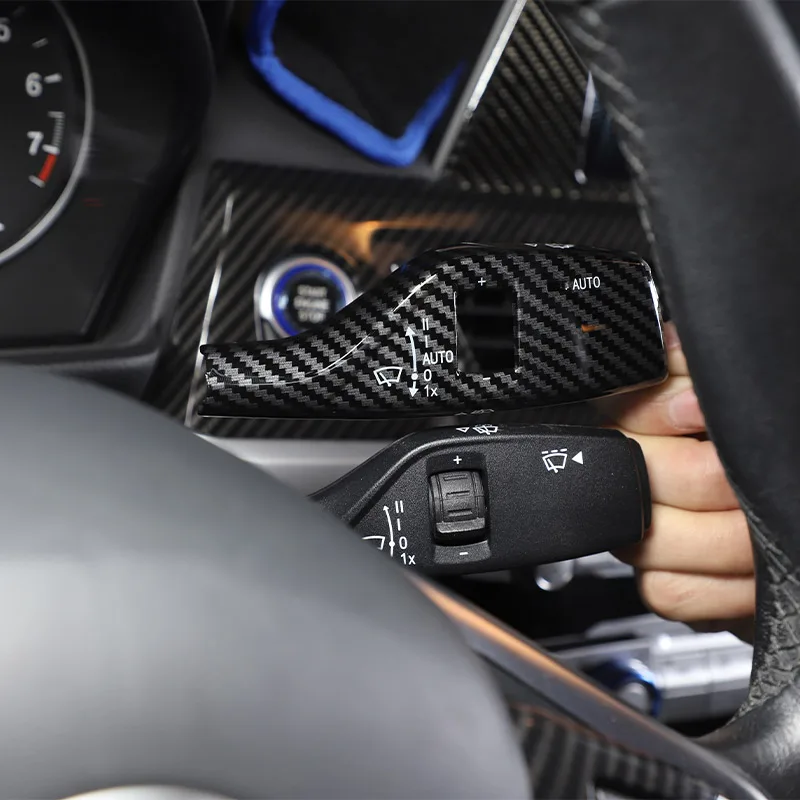Черный/углеродное волокно, автомобильный указатель поворота, переключатель стеклоочистителя, накладка для BMW F20 F30 F10 F15 F16 F49 F52 G01 G02 G05, автомобильные аксессуары
Черный/углеродное волокно, автомобильный указатель поворота, переключатель стеклоочистителя, накладка для BMW F20 F30 F10 F15 F16 F49 F52 G01 G02 G05, автомобильные аксессуары