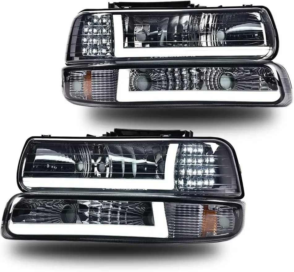 Светодиодные фары DRL, совместимые с Chevy Silverado 1500 2500/2001-2002 гг., Silverado 1500HD 2500HD 3500, со стороны водителя и па.
Светодиодные фары DRL, совместимые с Chevy Silverado 1500 2500/2001-2002 гг., Silverado 1500HD 2500HD 3500, со стороны водителя и па.