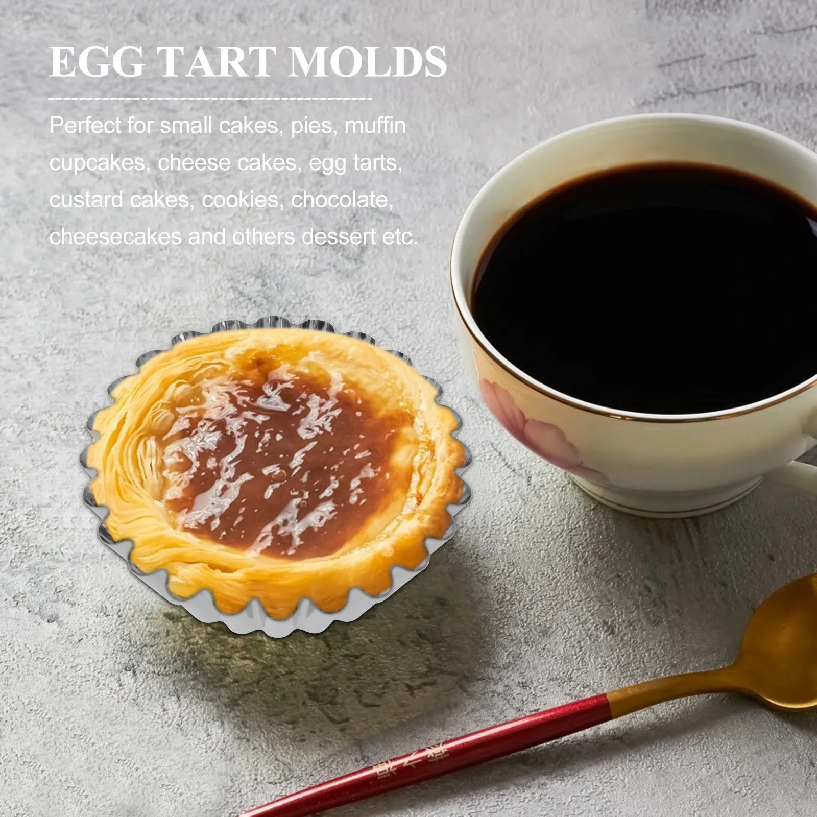 12Pcs Oxidation Resistant Stainless Steel Egg Tart Molds Easy Release Fluted Round Tartlet Molds for Fruit Tarts Cheesecakes
12Pcs Oxidation Resistant Stainless Steel Egg Tart Molds Easy Release Fluted Round Tartlet Molds for Fruit Tarts Cheesecakes