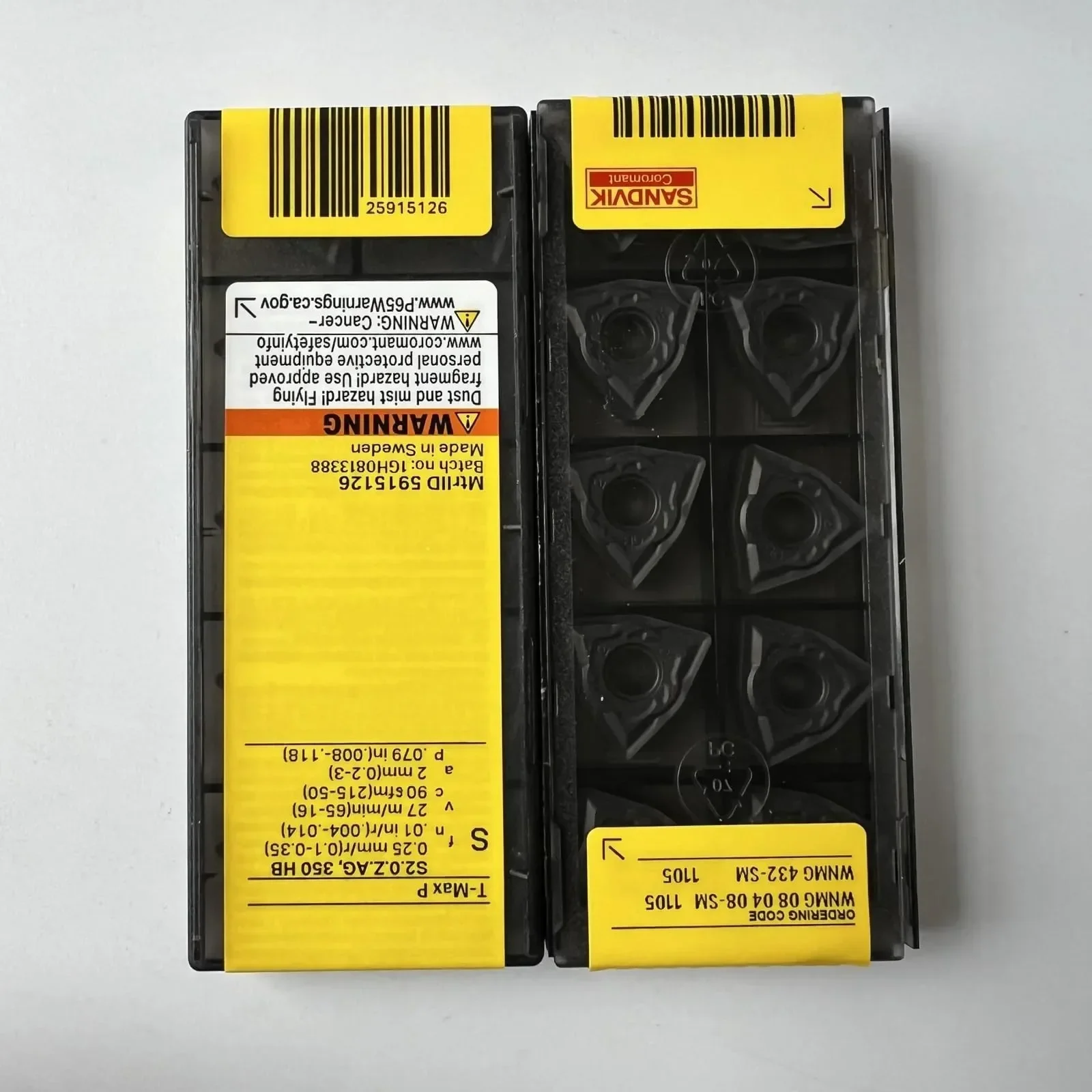 SANDVIK-Coromant / WNMG080408-SM 1105 / / 10 Pcs
SANDVIK-Coromant / WNMG080408-SM 1105 / / 10 Pcs