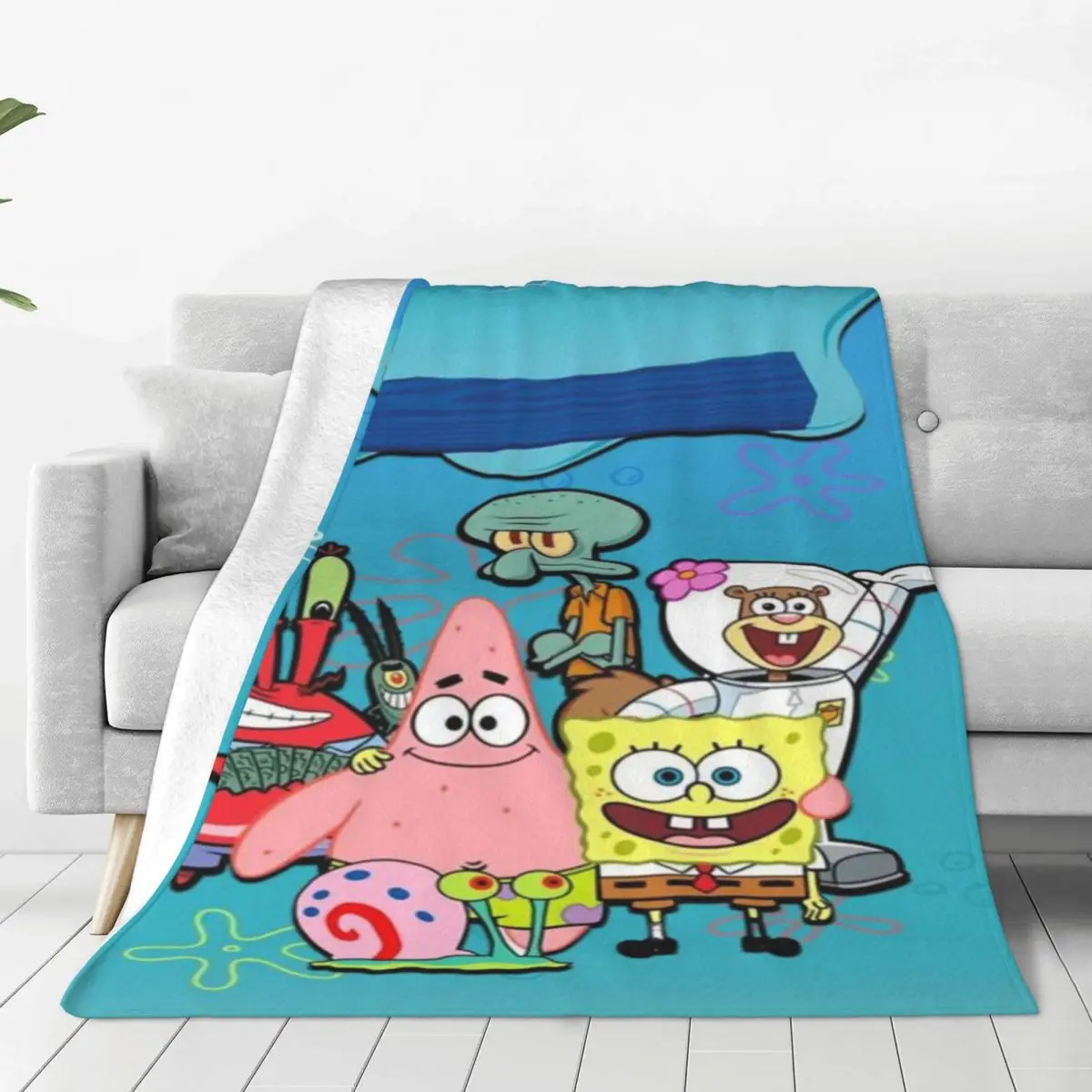 Spongebob Soft Flannel Throw Blanket - Cozy and Lightweight Fleece Blanket for Home, Travel, and Outdoor Use All Year Round
Spongebob Soft Flannel Throw Blanket - Cozy and Lightweight Fleece Blanket for Home, Travel, and Outdoor Use All Year Round