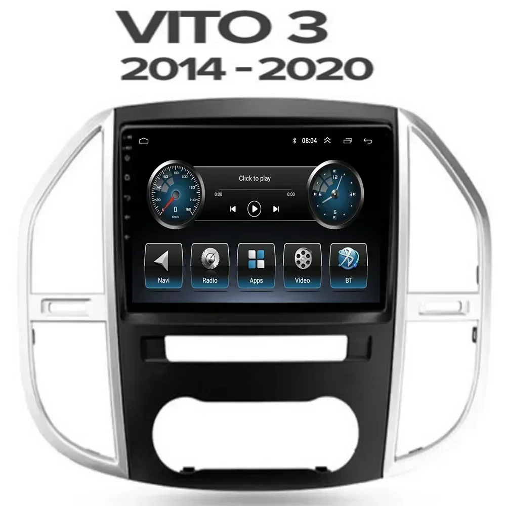 Android 13 Автомобильный радиоприемник Видео Мультимедийный плеер для Mercedes Benz Vito 3 W447 2014-2050 Навигация GPS Carplay Android Auto DVD
Android 13 Автомобильный радиоприемник Видео Мультимедийный плеер для Mercedes Benz Vito 3 W447 2014-2050 Навигация GPS Carplay Android Auto DVD