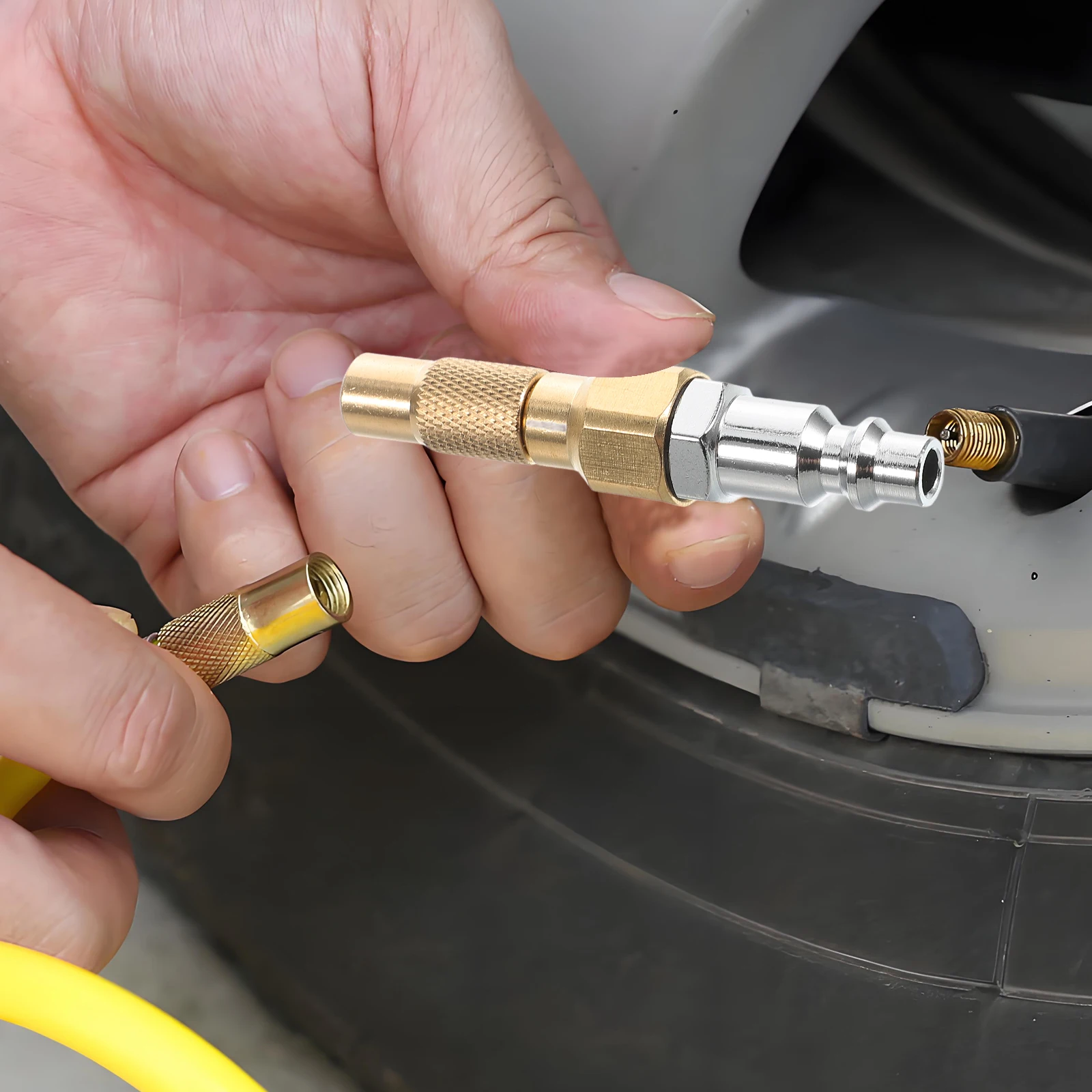Inflatable Male Head Tire Nozzle Connector Quick Connect Air Hose Adapter Steel Inflator Threaded Fitting Car Bike Paddle Board
Inflatable Male Head Tire Nozzle Connector Quick Connect Air Hose Adapter Steel Inflator Threaded Fitting Car Bike Paddle Board
