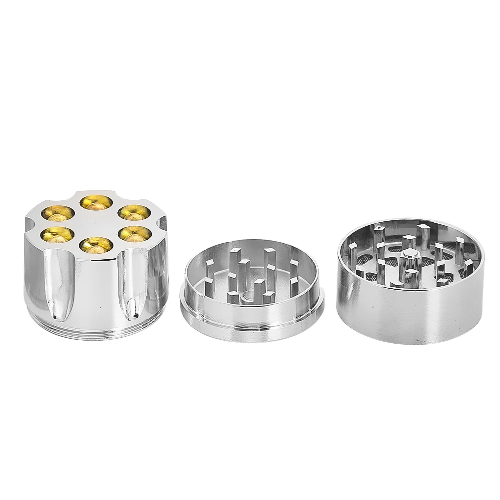 3 Layers Mini Cute 40mm Smoke Grinder Zinc Alloy Bullet Clip Hemp Pepper Pot Spice Mill Dry Herb Smoking Accessories Tools
3 Layers Mini Cute 40mm Smoke Grinder Zinc Alloy Bullet Clip Hemp Pepper Pot Spice Mill Dry Herb Smoking Accessories Tools