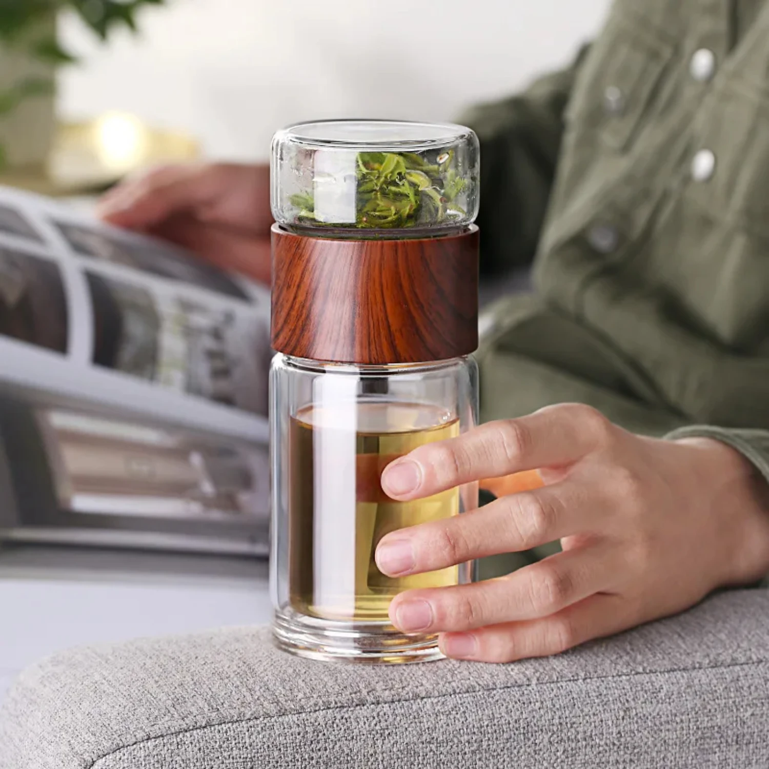 Oneisall Tea Water Bottle Travel Drinkware Portable Double Wall Glass Tea Stainless Steel Infuser Filters The Tea Filter Tumbler
Oneisall Tea Water Bottle Travel Drinkware Portable Double Wall Glass Tea Stainless Steel Infuser Filters The Tea Filter Tumbler