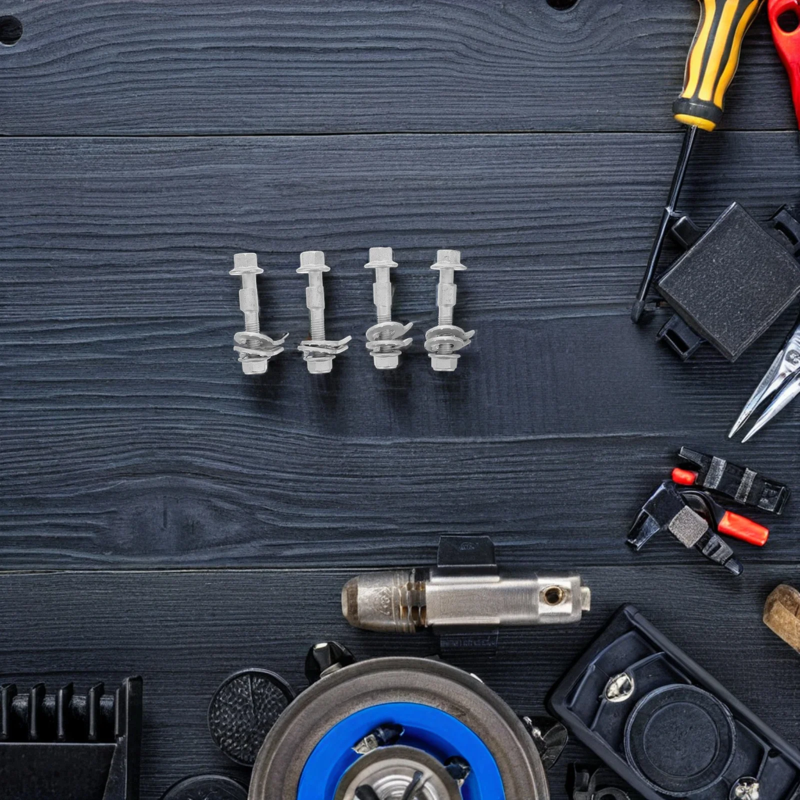 4pcs Car Bolts 12.9Grade Alignment Nut Kit Wheel Positioning Eccentric Bolts Wheel Correction Silver Vehicle Accessories
4pcs Car Bolts 12.9Grade Alignment Nut Kit Wheel Positioning Eccentric Bolts Wheel Correction Silver Vehicle Accessories