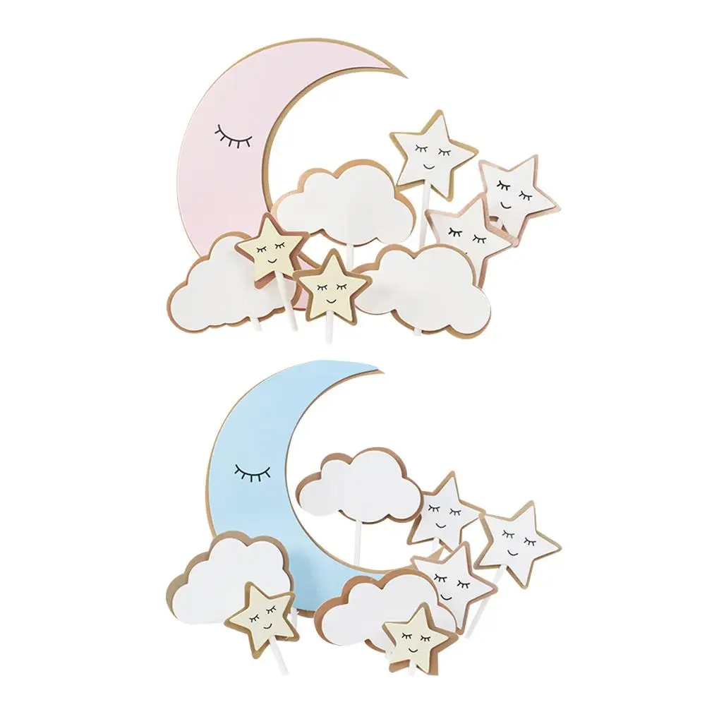 18pcs Cake Safe Cartoon Star Moon Cloud Topper Party Birthday Adornment Fashion Cake Adornment Dessert
18pcs Cake Safe Cartoon Star Moon Cloud Topper Party Birthday Adornment Fashion Cake Adornment Dessert