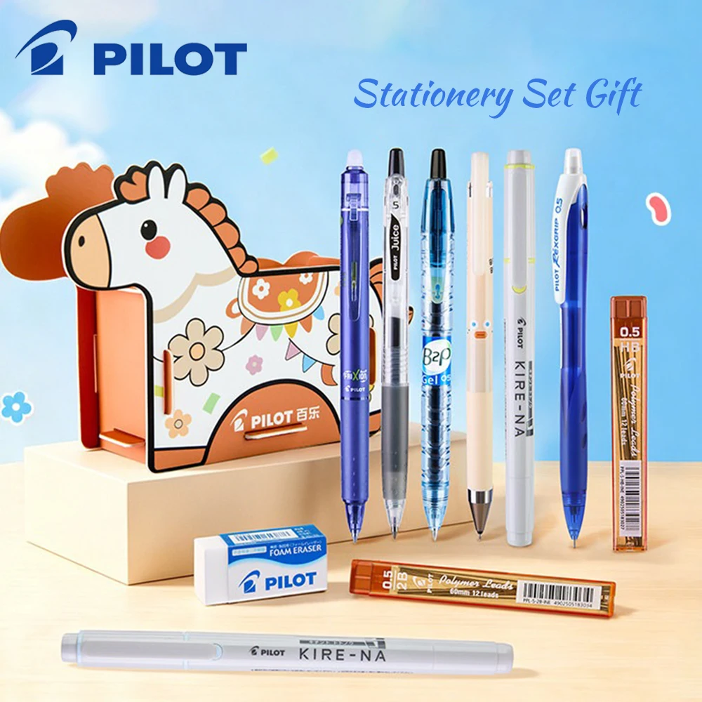 PILOT Juice Gel Pen Gift Box Erasable Pen Pencil Eraser Stationery Set Japanese Cute School Supplies Kids Birthday Gift
PILOT Juice Gel Pen Gift Box Erasable Pen Pencil Eraser Stationery Set Japanese Cute School Supplies Kids Birthday Gift