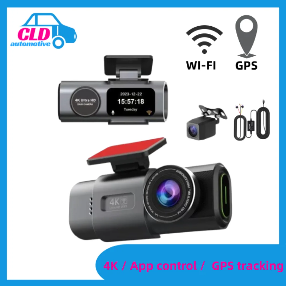 4K Dash Cam 2 Ways GPS DVR Wifi Dashcam 24H Parking Monitor Motion Detection Loop Recording H.264 App Control Dashcam
4K Dash Cam 2 Ways GPS DVR Wifi Dashcam 24H Parking Monitor Motion Detection Loop Recording H.264 App Control Dashcam