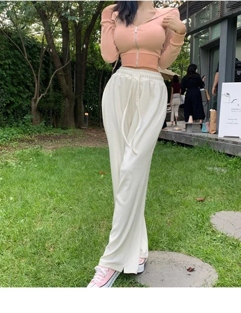 Korean Fashion Spring New Sexy Zipper Hoodie Long-sleeve Slim Hoodies Women Tops Hooded Casual Sweatshirt Sweet Women Y2k
Korean Fashion Spring New Sexy Zipper Hoodie Long-sleeve Slim Hoodies Women Tops Hooded Casual Sweatshirt Sweet Women Y2k