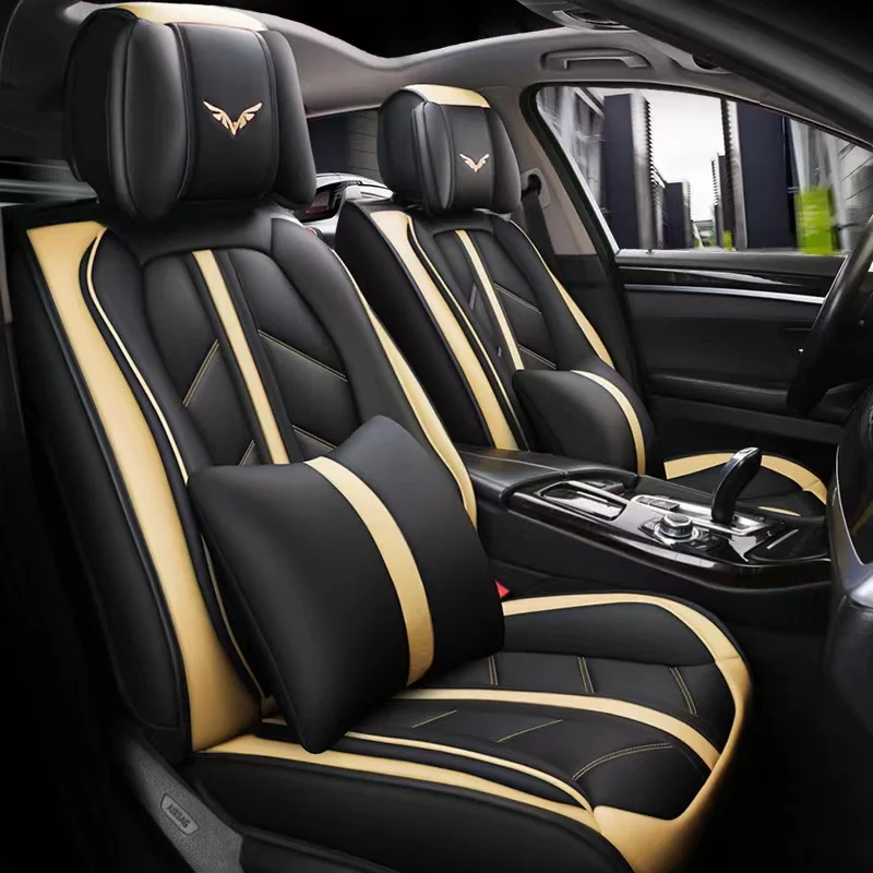 Luxury Leather Car Seat Covers Universal Fit Set Non-Slip Automotive Vehicle Cushion Cover Airbag Compatible
Luxury Leather Car Seat Covers Universal Fit Set Non-Slip Automotive Vehicle Cushion Cover Airbag Compatible
