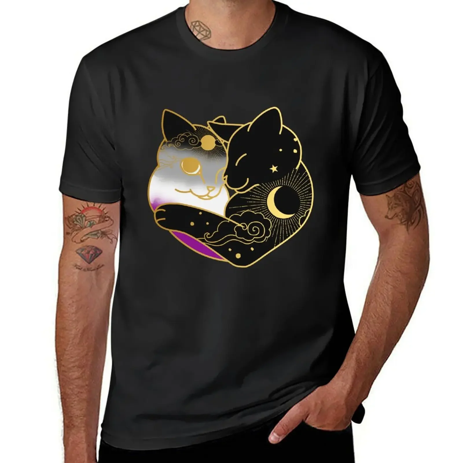Asexual Celestial Cat Heart T-Shirt plus size tops anime stuff animal prinfor boys rapper graphic tees men t shirts
Asexual Celestial Cat Heart T-Shirt plus size tops anime stuff animal prinfor boys rapper graphic tees men t shirts
