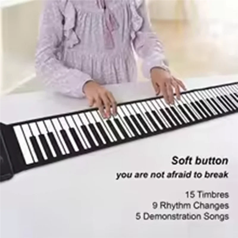 CGDS-Professional 88 Key Portable Handroll Electronic Piano Environmental Foldable Piano Home Practice Instrument
CGDS-Professional 88 Key Portable Handroll Electronic Piano Environmental Foldable Piano Home Practice Instrument