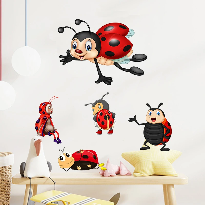 T331# Lovely Bug Insect cartoon Wall Sticker Bathroom Toilet Decor Living Room Cabinet Refrigerator Home Decoration Decals
T331# Lovely Bug Insect cartoon Wall Sticker Bathroom Toilet Decor Living Room Cabinet Refrigerator Home Decoration Decals
