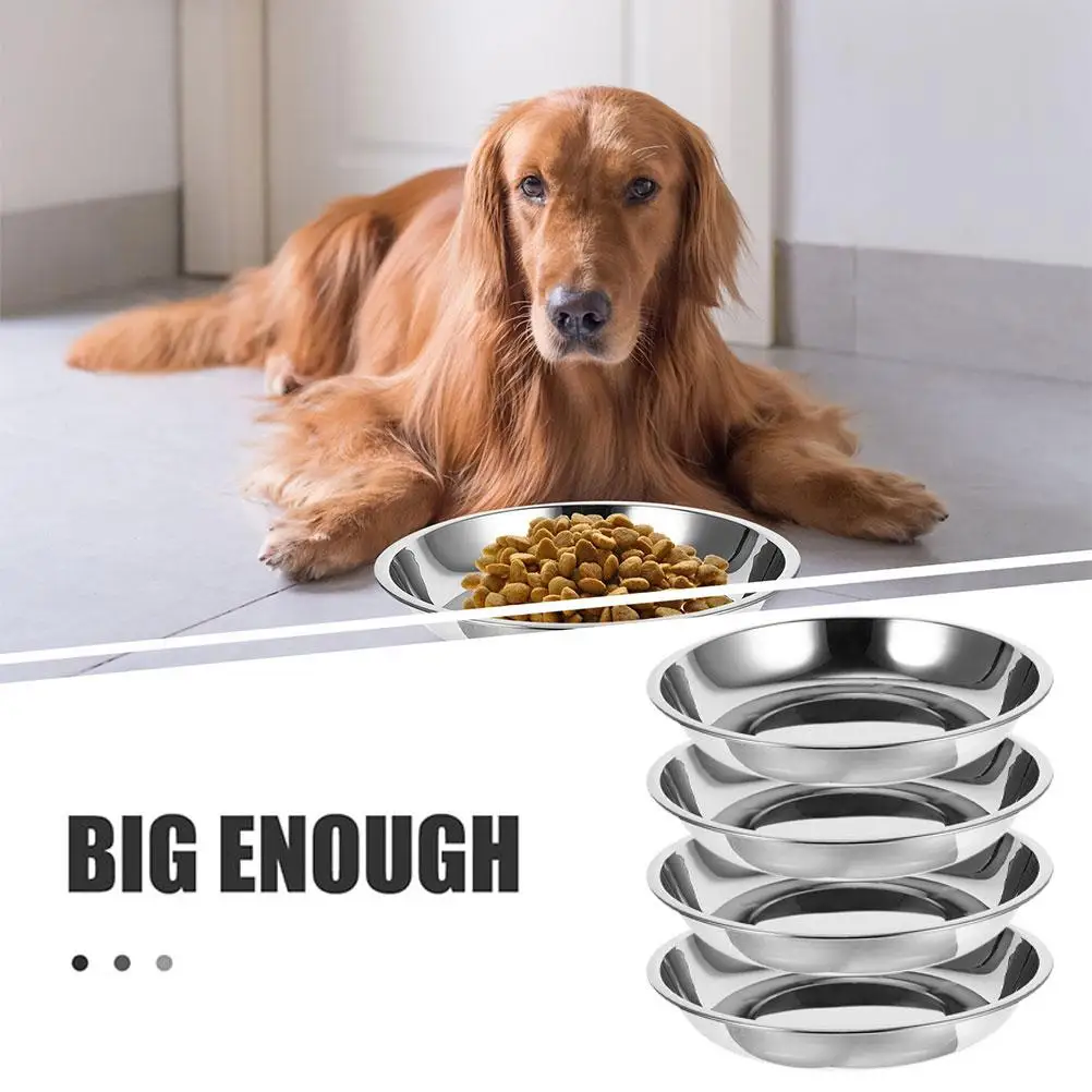 2Pcs Stainless Steel Pet Bowl Dog Cat Puppy Feeding Food Water Container Reusable Practical Dog Feeder Bowl Pet Food Holder Easy
2Pcs Stainless Steel Pet Bowl Dog Cat Puppy Feeding Food Water Container Reusable Practical Dog Feeder Bowl Pet Food Holder Easy