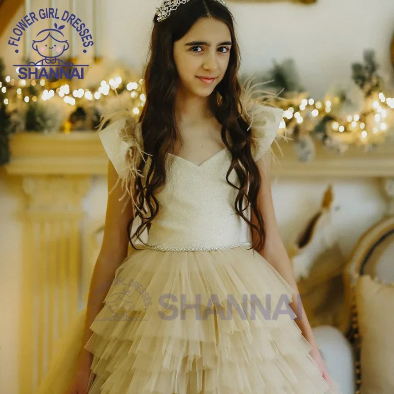 Flower Girl Dresses for weddings Exquisite Floor-Length V-neck A-LINE Bridesmaid Evening Princess Pageant Dress for Girls 1-14
Flower Girl Dresses for weddings Exquisite Floor-Length V-neck A-LINE Bridesmaid Evening Princess Pageant Dress for Girls 1-14