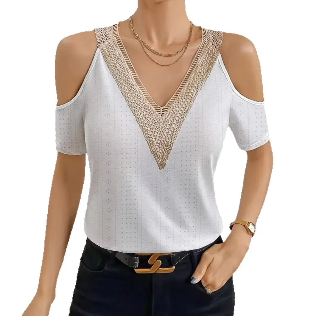 Женская футболка Vaion Sle V-Ne oulder ort Sve, повседневная удобная модная индивидуальная одежда
Женская футболка Vaion Sle V-Ne oulder ort Sve, повседневная удобная модная индивидуальная одежда