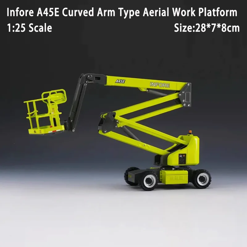 Diecast 1:25 Scale Infore A45E Curved Arm Type Aerial Work Platform Alloy Engineering Car Model Collection Ornaments Gift
Diecast 1:25 Scale Infore A45E Curved Arm Type Aerial Work Platform Alloy Engineering Car Model Collection Ornaments Gift