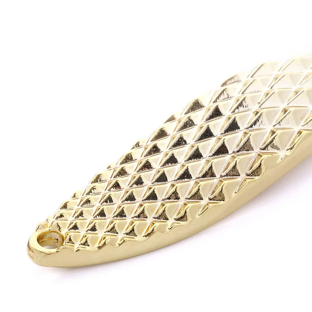 5 pcs Metal Fishing Bait Hard Fish Lure Pineapple Texture Reflective Light Reusable Wonderful Tackle Hook Strong Resistant
5 pcs Metal Fishing Bait Hard Fish Lure Pineapple Texture Reflective Light Reusable Wonderful Tackle Hook Strong Resistant