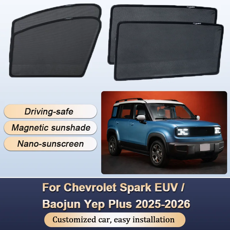 Sun Shades For Chevrolet Spark EUV Baojun Yep Plus 2025 2026 Sunshades Magnetic Heat insulation Mesh Curtains Visor Accessories
Sun Shades For Chevrolet Spark EUV Baojun Yep Plus 2025 2026 Sunshades Magnetic Heat insulation Mesh Curtains Visor Accessories