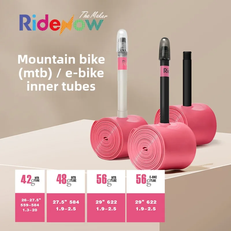 Ridenow MTB Bike Inner Tube Ultralight 29 Inch 48-62 French Valve 45mm Mountain Bicycle Tpu Inner Tube 29×1.9-2.5 MTB Accessorie
Ridenow MTB Bike Inner Tube Ultralight 29 Inch 48-62 French Valve 45mm Mountain Bicycle Tpu Inner Tube 29×1.9-2.5 MTB Accessorie