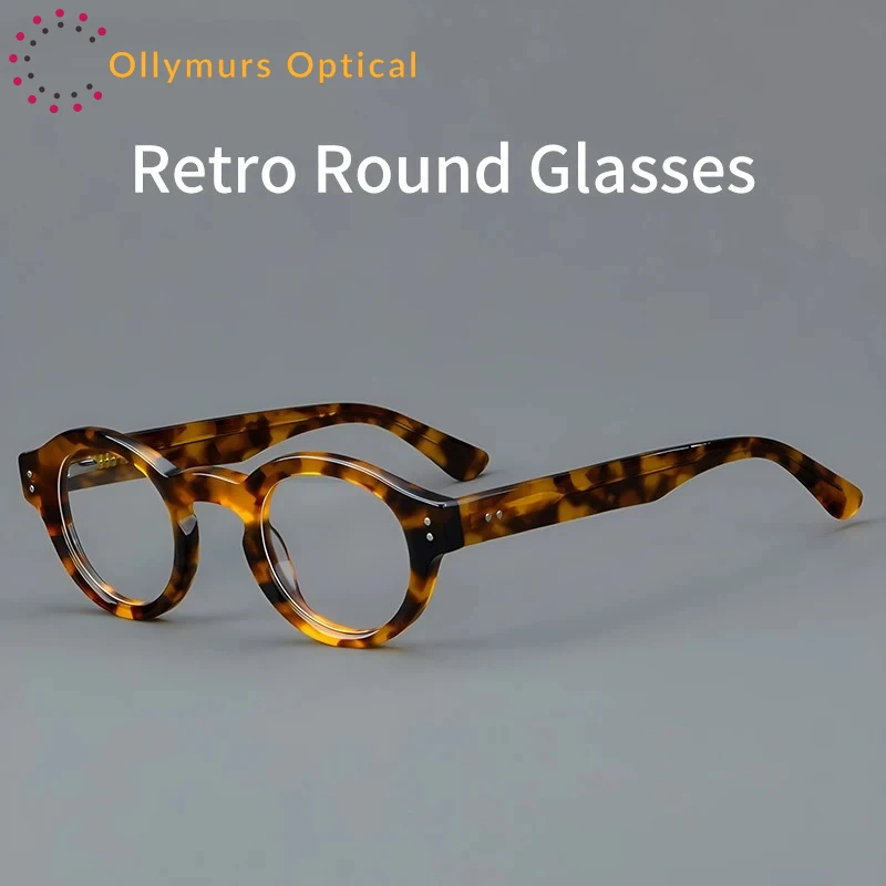 OLLYMURS Quality Acetate Retro Round Eyewear Frames For Men Women Thick Rims Personalized Fashion Prescription Glasses 60023
OLLYMURS Quality Acetate Retro Round Eyewear Frames For Men Women Thick Rims Personalized Fashion Prescription Glasses 60023