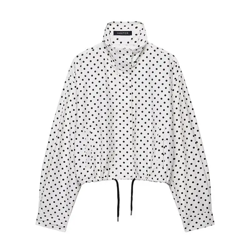 Polka Dot Print Short Coats Women's High Street Long Sleeve Jackets for Women 2026 Elegant Office Ladies Casual Outerwear
Polka Dot Print Short Coats Women's High Street Long Sleeve Jackets for Women 2026 Elegant Office Ladies Casual Outerwear