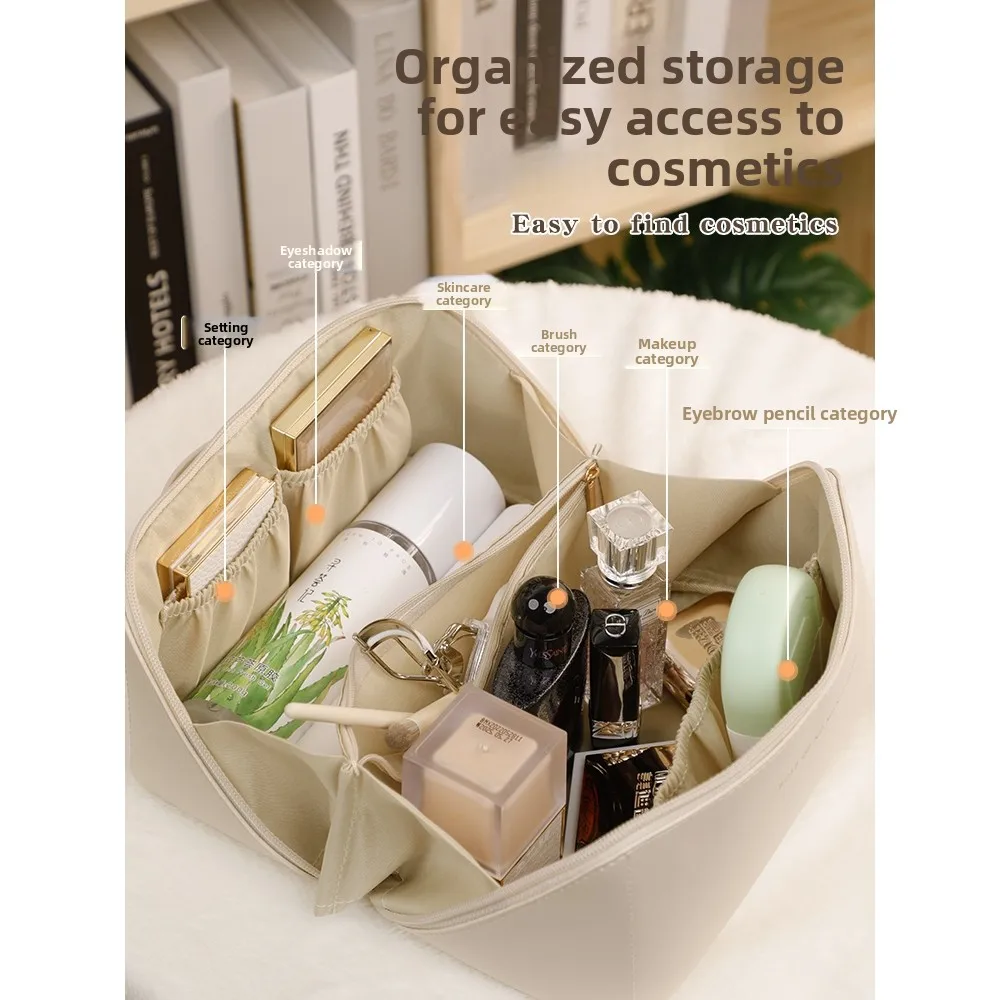 Large Capacity Portable Women's Makeup Bag Travel Cosmetic Toiletry Storage Bag High-End Sensation Internet Famous New Model
Large Capacity Portable Women's Makeup Bag Travel Cosmetic Toiletry Storage Bag High-End Sensation Internet Famous New Model