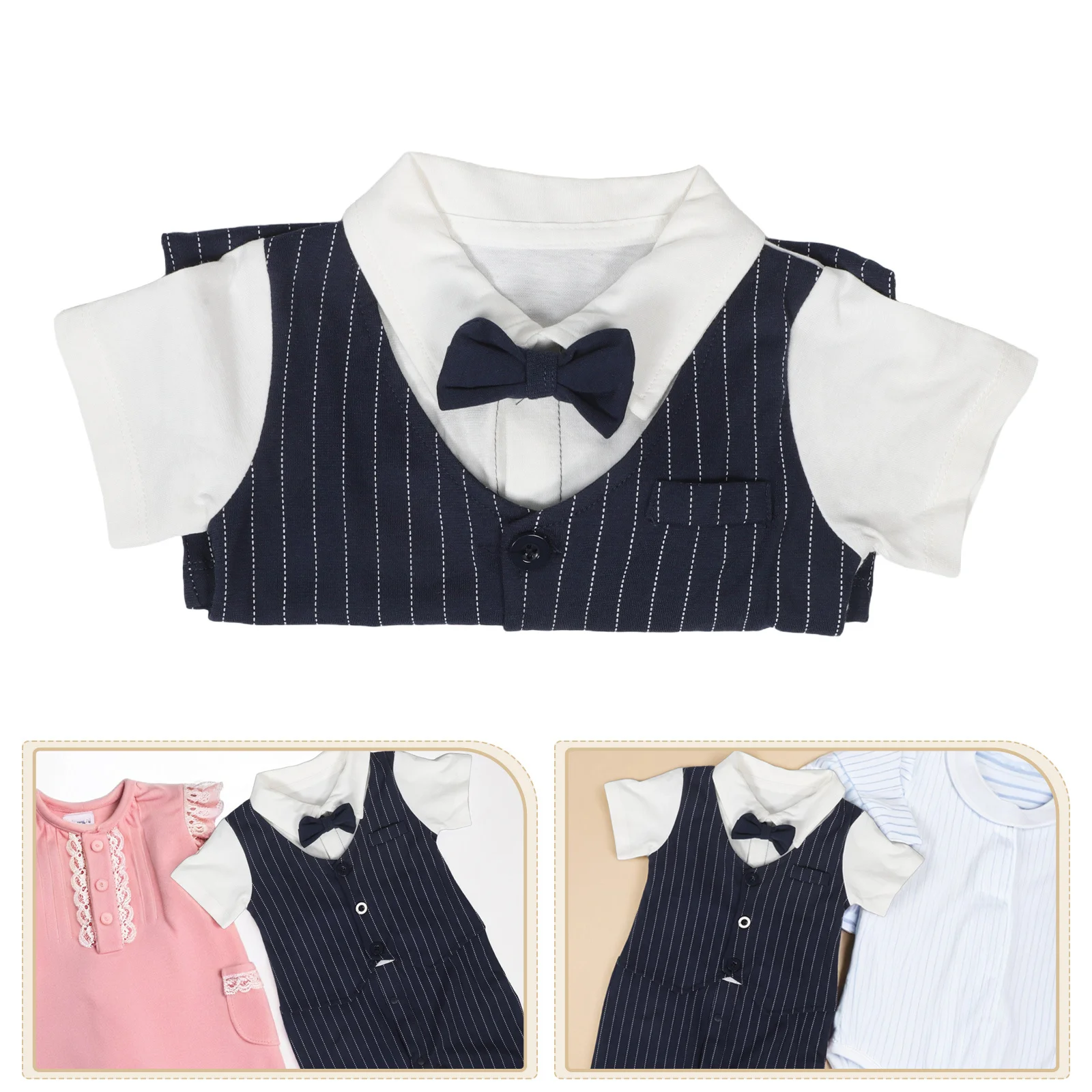 Летний детский хлопковый наряд 66 см с короткими рукавами для маленьких мальчиков, британский стиль, смокинг для свадебного отдыха, комбинезон для новорожденных, одежда
Летний детский хлопковый наряд 66 см с короткими рукавами для маленьких мальчиков, британский стиль, смокинг для свадебного отдыха, комбинезон для новорожденных, одежда