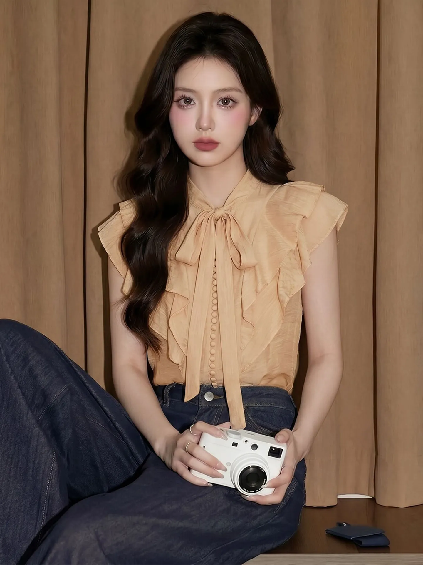Slimming Effect Cotton Linen Short Sleeve Shirt Women Summer Cute Doll Top Bright Beautiful Shirt Commute Style Korean Version
Slimming Effect Cotton Linen Short Sleeve Shirt Women Summer Cute Doll Top Bright Beautiful Shirt Commute Style Korean Version