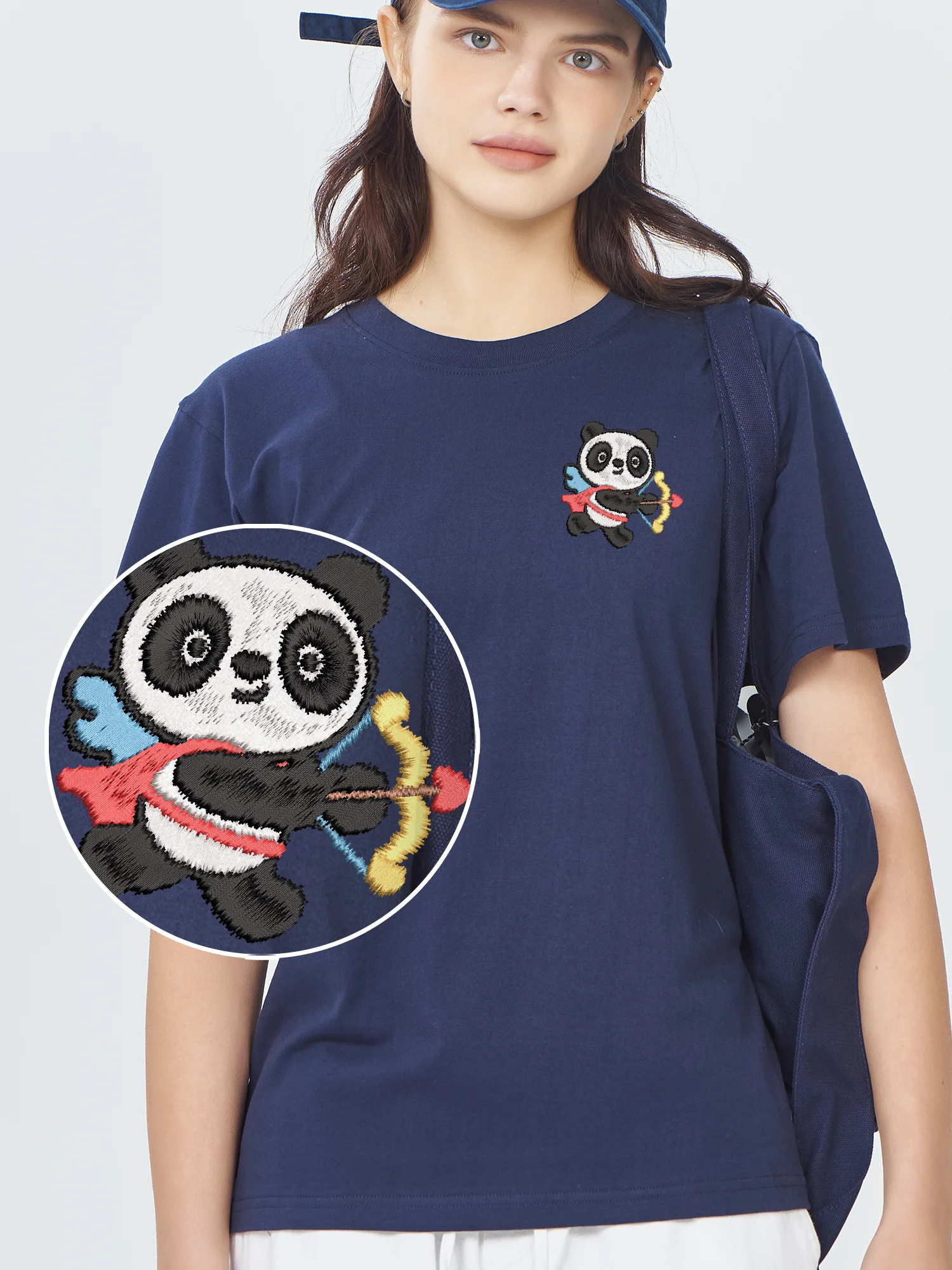 New Arrival Couple Embroidered T Shirts Bear Holds Loving Arrow Trendy High Quality Fit Embroidery Tee
New Arrival Couple Embroidered T Shirts Bear Holds Loving Arrow Trendy High Quality Fit Embroidery Tee
