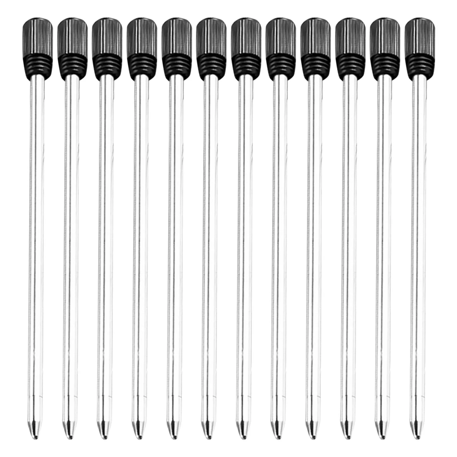 12Pcs Ballpoint Pen Refills Metal Type Black Ink Standard 7Cm Size Suitable for Cross Pens Smooth Ink Flow Refill for Pen
12Pcs Ballpoint Pen Refills Metal Type Black Ink Standard 7Cm Size Suitable for Cross Pens Smooth Ink Flow Refill for Pen