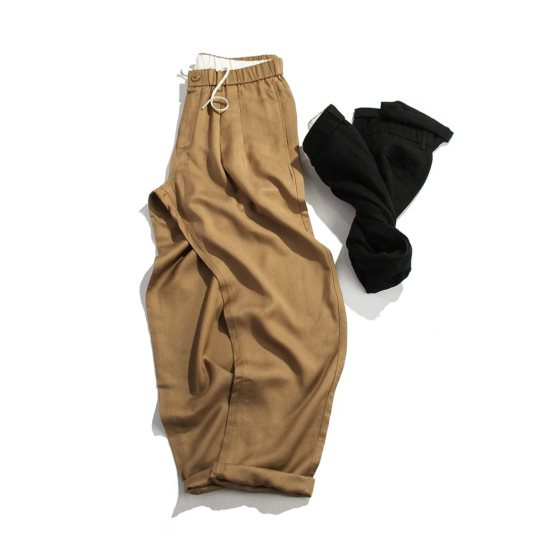 Мужские повседневные брюки из льна с эффектом драпировки, прямого кроя, для работы, молодежные, энергичные, немнущиеся, весенние
Мужские повседневные брюки из льна с эффектом драпировки, прямого кроя, для работы, молодежные, энергичные, немнущиеся, весенние