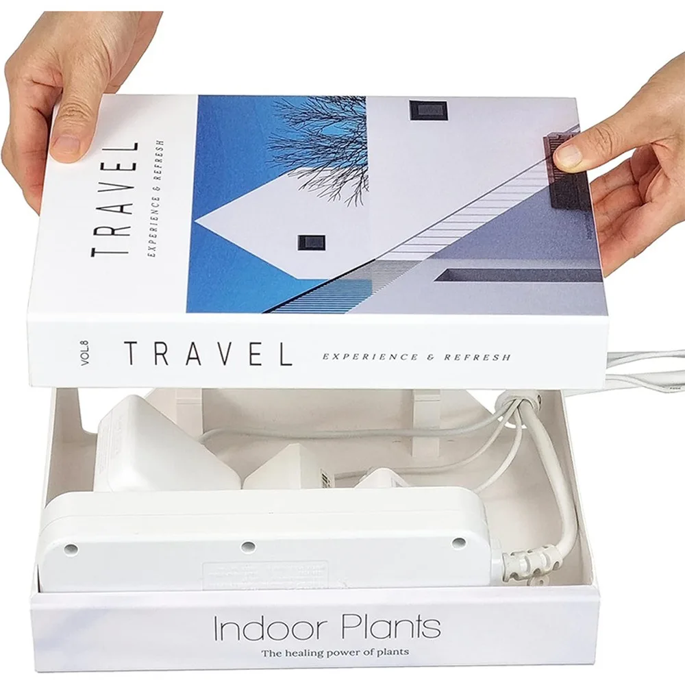 Multipurpose Book Shaped Cord Organizer Wire Organizer Large Capacity Cable Management Box Creative To Conceal Power Strip
Multipurpose Book Shaped Cord Organizer Wire Organizer Large Capacity Cable Management Box Creative To Conceal Power Strip