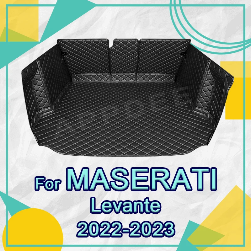 Автомобильный коврик для багажника с полным покрытием для Maserati Levante 2022 2023, автомобильный коврик для багажника, подкладка для груза, защитные аксессуары для интерьера
Автомобильный коврик для багажника с полным покрытием для Maserati Levante 2022 2023, автомобильный коврик для багажника, подкладка для груза, защитные аксессуары для интерьера