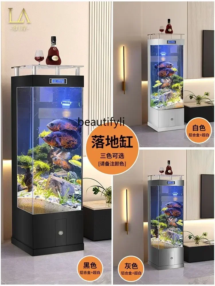 1*TV Cabinet Fish Tank Medium Living Room New Company Long Square Super White Glass Fish Tank
1*TV Cabinet Fish Tank Medium Living Room New Company Long Square Super White Glass Fish Tank