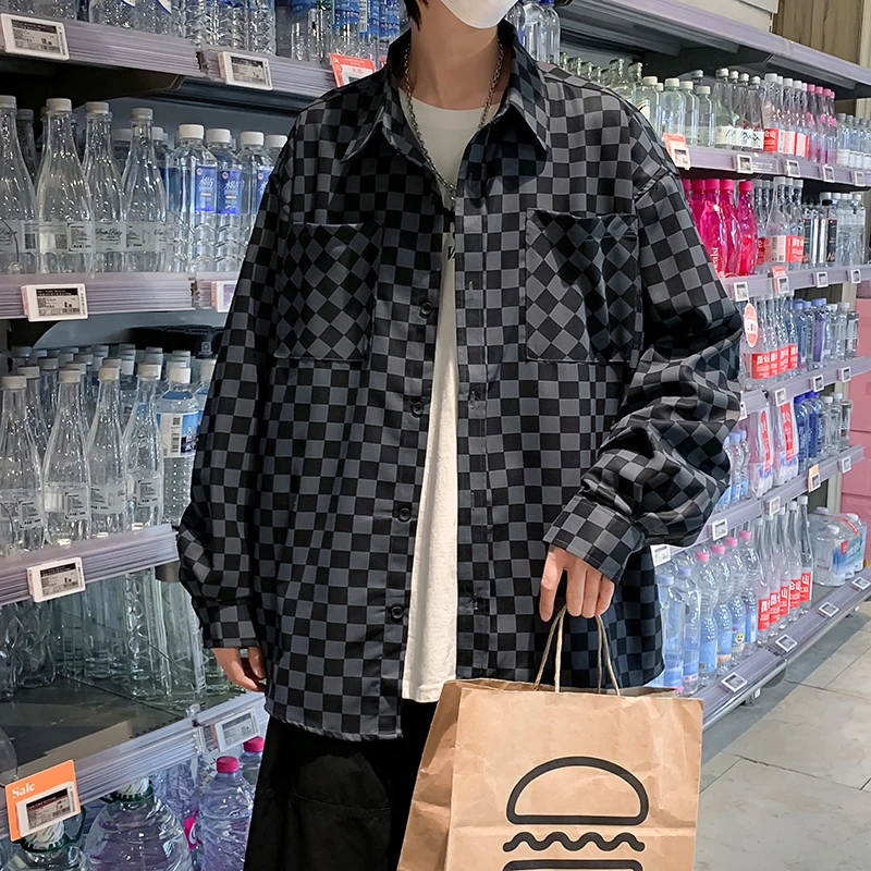 Men's Long Sleeve Chessboard Pattern Shirt Design Sensation Spring Autumn Fashionable Korean Version Hip Hop Elegant Hi...
Men's Long Sleeve Chessboard Pattern Shirt Design Sensation Spring Autumn Fashionable Korean Version Hip Hop Elegant Hi...