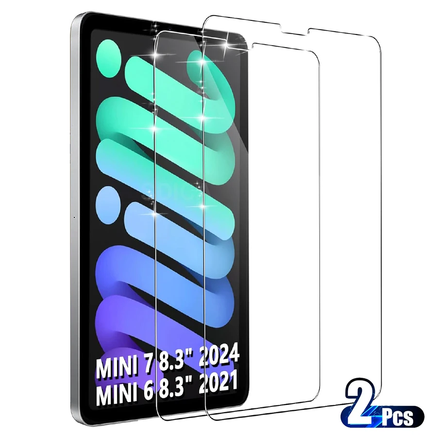 2 шт. для iPad Mini 7 2024 A2995 A2996 Защитная пленка из закаленного стекла 8,3 дюйма для планшета без пузырьков, защитная пленка против царапин
2 шт. для iPad Mini 7 2024 A2995 A2996 Защитная пленка из закаленного стекла 8,3 дюйма для планшета без пузырьков, защитная пленка против царапин