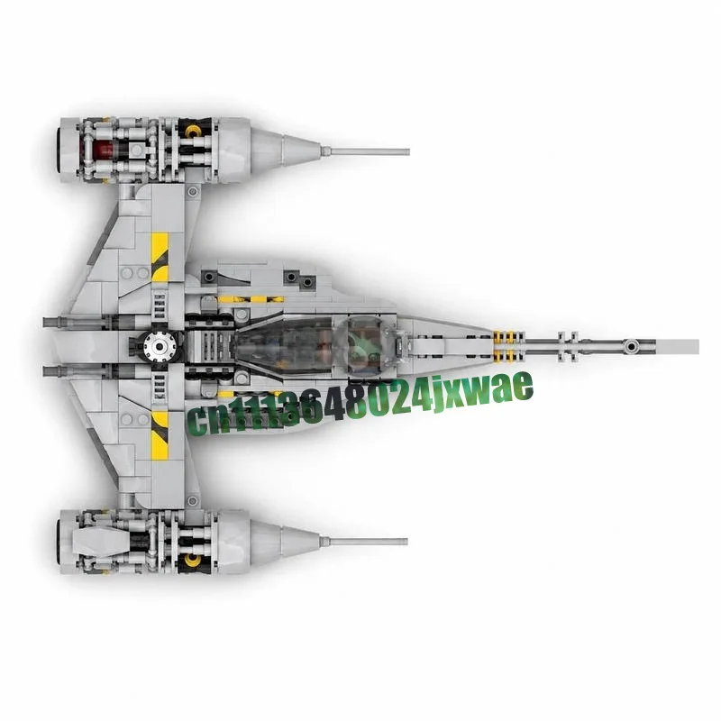 591PCS Sci Fi Twin Engine Starfighter Custom Model Standard Size Building Blocks Spacecraft Collection Educational Festival Gift
591PCS Sci Fi Twin Engine Starfighter Custom Model Standard Size Building Blocks Spacecraft Collection Educational Festival Gift