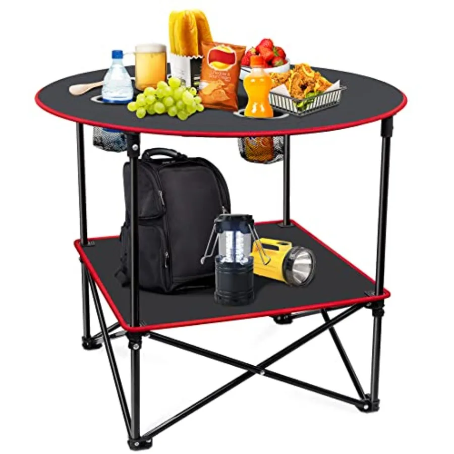 Portable Camping Table Folding Picnic Tables Lightweight Folding Table Waterproof Canvas Beach Table for Outside with 4 Cup Hol
Portable Camping Table Folding Picnic Tables Lightweight Folding Table Waterproof Canvas Beach Table for Outside with 4 Cup Hol