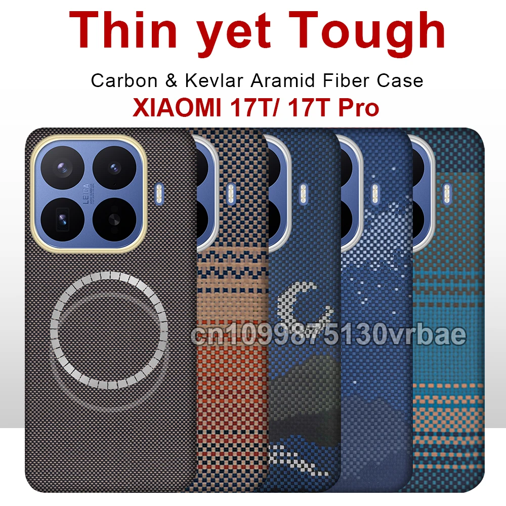 For xiaomi 17 t pro/xiaomi 17 t case carbon 600d 1500d kevlar aramid fiber fabric thin hard cover magnetic balck Slim light red
For xiaomi 17 t pro/xiaomi 17 t case carbon 600d 1500d kevlar aramid fiber fabric thin hard cover magnetic balck Slim light red