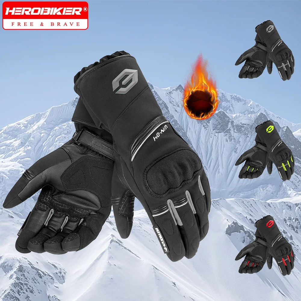 Winter Motorcycle Gloves Men Dense Warm Windproof And Fall Proof Moto Protection Glove Motocross Touchscreen Riding Sport Gloves
Winter Motorcycle Gloves Men Dense Warm Windproof And Fall Proof Moto Protection Glove Motocross Touchscreen Riding Sport Gloves