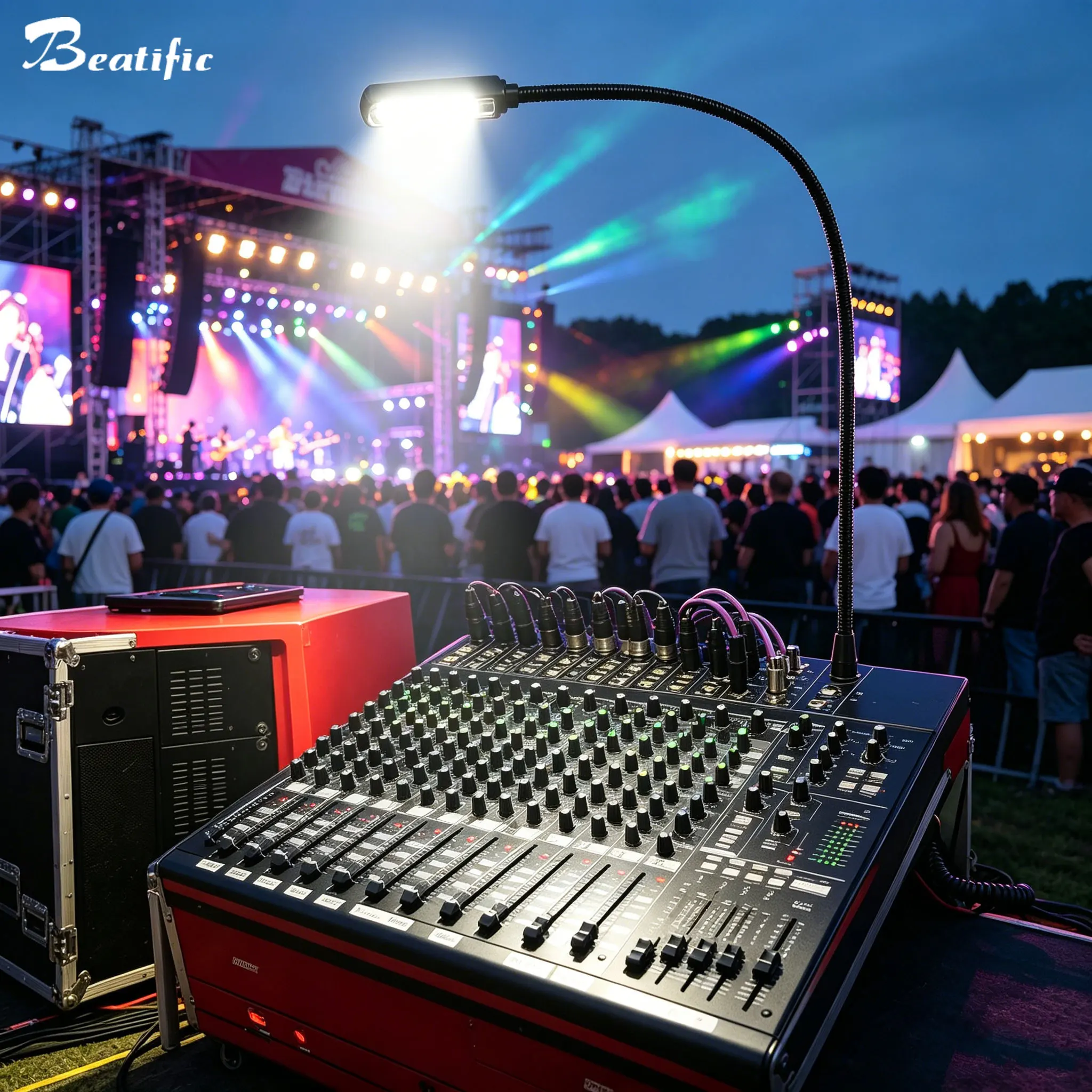 Beatific 12V 4LED DJ Gooseneck Light,450mm Flexible Console Lamp with XLR 3/4Pin & BNC for DMX Mixer Stage Studio Work Light
Beatific 12V 4LED DJ Gooseneck Light,450mm Flexible Console Lamp with XLR 3/4Pin & BNC for DMX Mixer Stage Studio Work Light