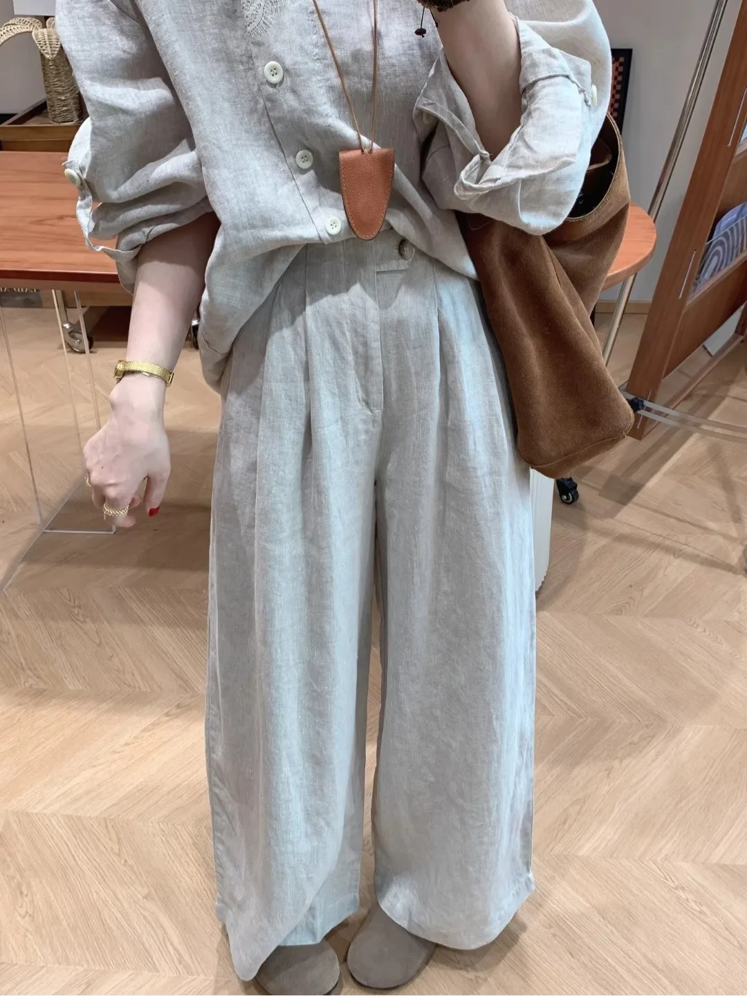 High Waist Wide Leg Pants Linen Casual Straight Leg Long Pants Loose Fit Elastic Waist Pure Color Spring Summer Women's plus ...
High Waist Wide Leg Pants Linen Casual Straight Leg Long Pants Loose Fit Elastic Waist Pure Color Spring Summer Women's plus ...