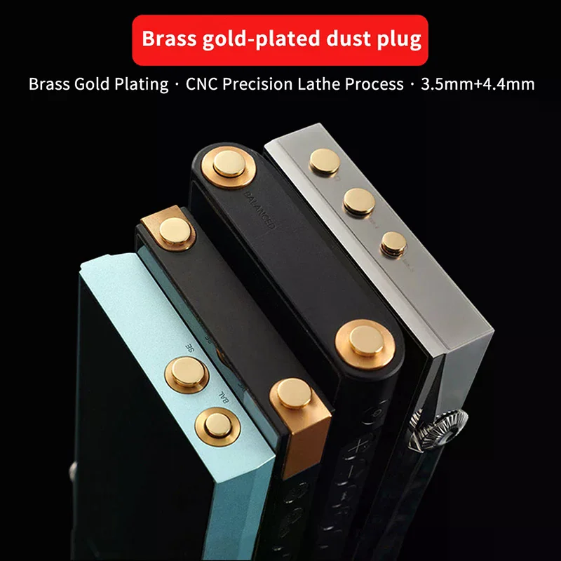 2.5/3.5/4.4MM Gold-plated Brass Headphone Jack Dust Plug Accessories For IRiver SP3000T SP3000 SP3000M
2.5/3.5/4.4MM Gold-plated Brass Headphone Jack Dust Plug Accessories For IRiver SP3000T SP3000 SP3000M