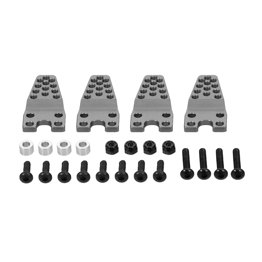 4PCS RC Car Aluminum Shock Absorber Tower Lift Lower Adjust Stand for 1/10 RC Crawler Axial SCX10 Upgrade Parts
4PCS RC Car Aluminum Shock Absorber Tower Lift Lower Adjust Stand for 1/10 RC Crawler Axial SCX10 Upgrade Parts