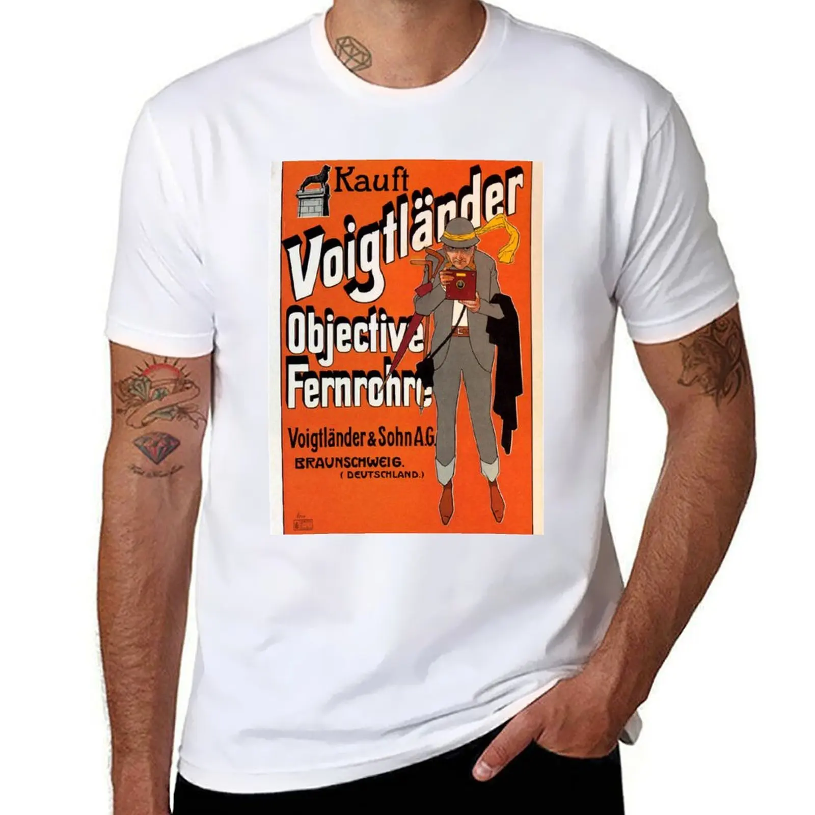Voigtlander vintage photography advert T-Shirt t shirts for man cotton funny man t shirts for men T-shirt
Voigtlander vintage photography advert T-Shirt t shirts for man cotton funny man t shirts for men T-shirt
