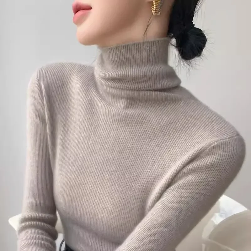 ZJAISS Casual Solid Sweater Women Knitted Slim White Pullover Long Sleeve Tops 2025 Autumn Winter Turtleneck Jumper Female
ZJAISS Casual Solid Sweater Women Knitted Slim White Pullover Long Sleeve Tops 2025 Autumn Winter Turtleneck Jumper Female