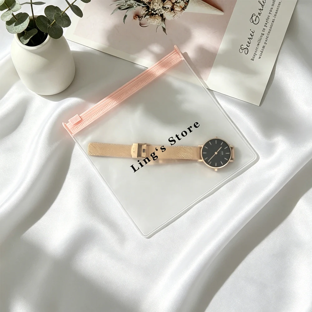 Customized Pink Jewelry Zipper Bag Frosted EVA Plastic Storage Envelope Pouch Rings Earrings Pendant Necklace Bracelet Packaging
Customized Pink Jewelry Zipper Bag Frosted EVA Plastic Storage Envelope Pouch Rings Earrings Pendant Necklace Bracelet Packaging