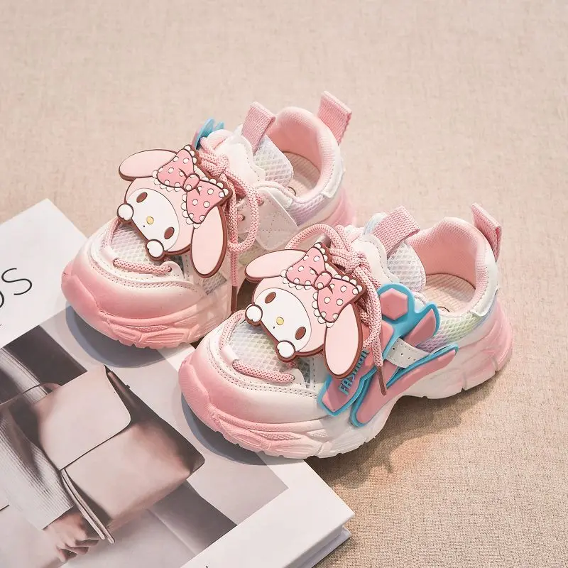 Children My Melody Anime Kawaii Sanrio Casual Shoes Cute Kuromi Cartoon Ins Fashion Mesh Breathable Sneakers Gifts for Kids
Children My Melody Anime Kawaii Sanrio Casual Shoes Cute Kuromi Cartoon Ins Fashion Mesh Breathable Sneakers Gifts for Kids